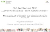 eTwinning - Projekte · PDF file 2019. 6. 25. · Deutscher eTwinning Preis / Alterskategorie 4 -11 Jahre. Kickoff - Kennenlernen Auspackvideo Wir beschreiben und malen uns Videokonferenz