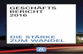 2016 GESCHÄFTS BERICHT 2016 - ZF Friedrichshafen · 2019. 3. 16. · 2016 2015 Umsatz Mio. € 35.166 29.154 Forschungs- und Entwicklungsaufwand Mio. € 1.948 1.390 operatives Ergebnis