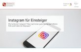 Instagram für Einsteiger · Beiträge sind Fotos/Videos, die man auf Instagram veröffentlicht (postet). Neue Beiträge können über das Symbol in der Mitte der Menüleiste erstellt