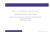 Tema 14: Redes Neuronales - gipuzkoaIntroducción • Redes neuronales (artiﬁciales) paradigma muy popular en Inteligencia Computacional • En el tema se verán diferentes modelos