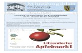 Mitteilungsblatt - Litzendorf...Landesamt für Statistik sucht noch Haushalte, die gegen eine Geld-prämie von mindestens 85 Euro an der Einkommens- und Verbrauchs - stichprobe (EVS)