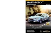 MARTI-POSCHT Ausgabe 1/2016, Nr. 44 MARTI-POSCHT Opel Astra Auto des Jahres 2016 Kundenzeitung der Garage
