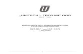 UNITECH TROYAN” ООD · 2018. 11. 10. · Hersteller: Unitech-Troyan ООD Diese Garantie gilt innerhalb 18 Monate ab dem Verkauf der Maschine, jedoch nicht länger als zwei Jahres