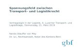 Spannungsfeld zwischen Transport- und Logistikrecht · 2019. 3. 25. · Spannungsfeld zwischen Transport- und Logistikrecht Vertragslogik in der Logistik, 9. Luzerner Transport- und