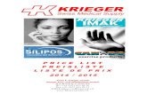 KRIEGER · 2014. 12. 24. · 2014 / 2015 Anna K. Krieger-Janett Krieger Arzt- und Spitalbedarf GmbH Quellensteig 8, 9500 Wil Tel.: +41 (0)71 911 95 10 Fax: +41 (0)71 911 95 11 E-Mail: