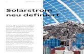 Solarstrom neu definiert - ABB | Kundenmagazin ... brauch erwarten. Prosumer wollen Solarstrom speichern