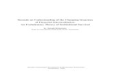 Towards an Understanding of the Changing Structure of ... · Towards an Understanding of the Changing Structure of Financial Intermediation: An Evolutionary Theory of Institutional