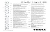 ClipOn High 9106 recommendations · Si no encuentra su automóvil en la lista, vea la guía del comprador en o póngase en contacto con el establecimiento de venta local. PT Lista