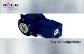 Das Winkelgetriebe - ATEK Antriebstechnik · ATEK offers a modularly structured product range that primarily comprises bevel gearboxes ... zero-play coupling enables the adaptation