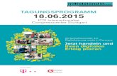 Tagungsprogramm 18.06 - Convent · Unternehmern aus ganz Deutschland vor – und beantworten Ihre Fragen. Social Media-Kanäle wie Facebook, Xing und t witter gewinnen für Selbstständige