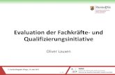 Evaluation der Fachkräfte- und Qualifizierungsinitiative · Zentrum der Goethe-Universität Frankfurt am Main 2. Fachkräftegipfel Pflege, 15. Mai 2017 2. Zielerreichung in den Handlungsfeldern