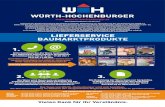1. - wuerth-hochenburger.at · WÜRZBURG 97084 Winterhäuser Straße 98 Dämm- & Bausysteme Trockenbauzentrum Tel. 0049-931-780114-0 WÜRTH-HOCHENBURGER GMBH ÖSTERREICH | Tel. +43