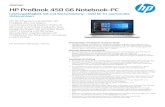 HP ProBook 450 G6 Notebook-PC · Basisfrequenz, bis zu 3,9 GHz mit Intel® Turbo Boost-Technologie, 6 MB L3 Cache, 4 Cores); Intel® Core™ i3-8145U mit Intel® UHD Graphics 620