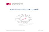 MammoControl DIANA - Referenzzentrum Mammographie am ... · PDF file MammoControl DIANA ist aufgeteilt in „Analyzer“ (1) für die Analyse der Konstanzprüfungs-Aufnahmen und „Web“