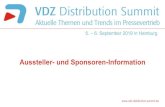 Aussteller- und Sponsoren-Information · PDF file Die VDZ Akademie, 1993 vom VDZ - Verband Deutscher Zeitschriftenverleger gegründet, ist das führende Aus- und Weiterbildungsinstitut