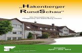 Hakenberger RundSchau“ - Pflegeheim am Hakenberg am... · Mai Monatsthema: „Der Mai macht alle fröhlich“ Donnerstag 1. Mai Der Maibaum wird aufgestellt, anschließend wird