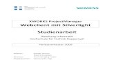 XWORKS ProjectManager Webclient mit Silverlight Studienarbeit · 2011. 3. 30. · Silverlight 3 und C# 3.5 entwickelt. Die Benutzeroberfläche wird bei Silverlight in XAML geschrieben,