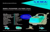 LEMA Mayrhofer GmbH - REDPOWER11/160Hot · PDF file SoentspanntkannHochdrucksein. PREMIUMINDER HOCHDRUCKTECHNIK MehrvonLEMAReinigungstechnik REDPOWER11/160Hot Heisswasser-Hochdruckreiniger