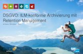DSGVO: ILM-konforme Archivierung mit Retention Management · • Cloudian HyperStore. 3. Keine Retention: • Amazon S3 • Google Cloud • Microsoft Azure • generische NAS -Systeme.