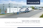 WORLDWIDE GAS STORAGE SOLUTIONS · First hydrogen trailer 11.000 m² Lager / 40.000 m² Grundstück 150 Mitarbeiter / 27 Jahre Erfahrung 11,000 m² storage / 40,000 m² rounds 150