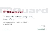 IT-Security Anforderungen für Industrie xfiles.messe.de/abstracts/56631_0804_1500_Jaenicke_Innominate.pdf · Um Sicherheit in der Industrie 4.0 zu gewährleisten, ist ein proaktiveres