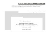 Working Paper, No. 68 - uni-leipzig.de · 2010. 4. 13. · Working Paper, No. 68. Zusammenfassung: Die Arbeit untersucht die makroökonomischen Wirkungen ... (IMK) entwickelt bzw.
