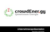 Deutschlands erster grüner Kickstarter · PDF file Deutschlands erster grüner Kickstarter Das Logo ist die erste Crowdfundingplattform für erneuerbare Energieprojekte Idee USPs