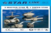 3 MASTER STAR 1 SUPER STAR · 2020. 6. 9. · 3 master star& 1 super star forged steel ball valves ® approval certificate no. lrc 160047 6d-0233 mac/10699/3/to/99 mac/10699/1/to/99