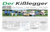DerKißlegger - Schwäbische Zeitung€¦ · Die Bauausführung erfolgt somi t unter Verkehr, was besondere Bau- und Verkehrslenkungsmaßnahmen erforderlich macht.. ... 30 Jahre Partnerschaft