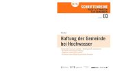 Gemeinderecht für Haftung der Gemeinde bei Hochwasser · 2017. 11. 28. · Gemeinderecht für Haftung der Gemeinde bei Hochwasser ... 3 33 ...