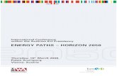 ENERGY PATHS – HORIZON 2050 - Nachhaltig Wirtschaften · 2016. 7. 15. · 10:50 Coffee Break Session 2 National Perspectives 11:20 UK's Energy Future – Forming a low Carbon Future