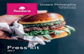 AT foodora Press Kit 185x235mm V01 NC1).pdf · Sichtweise auf klassische Lieferservice zu durchbrechen und ihre Idee in die Tat umzusetzen: Ein Lieferservices für hungrige Menschen,