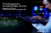 ProSupport Enterprise Suite - Dell...Die Unternehmenslandschaft ändert sich schnell und der Druck, neue Technik in Ihr Unternehmen einzuführen, während gleichzeitig vorhandene Server,