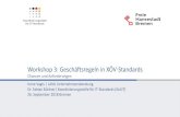 Workshop 3: Geschäftsregeln in XÖV-StandardsE4...Informationsverbünde wachsen und werden heterogener o Digitalisierung o OZG o One Stop, Once-Only, … Bedarf nach mehr Kontrolle