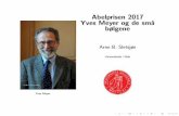 Abelprisen 2017 Yves Meyer og de sm a b˝lgene · Mozart og hans bes˝k i Vatikanet under onsdags-gudstjenesten i p askeuken. Under gudstjenesten framf˝rte koret Gregorio Allegris