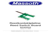 Reedkontaktplatine Reed Switch Board Reed Switch User's Manu… · schädigt sein, so informieren Sie bitte Ihren Fachhändler oder wenden Sie sich direkt an den Hersteller. 1.2 Wichtige