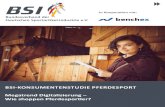 In Kooperation mit - bsi-sport.de · 2019. 2. 13. · studie Pferdesport" in Erfahrung bringen. Wir, das ist die Fachgruppe Pferdesport des Bundes-verbandes der Deutschen Sportartikel-Industrie