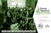 powered by techstars - - im Rahmen der Maker Faire …...Startup Weekend Chemnitz! Vom 21. bis 23. April 2017 findet das Startup Weekend Chemnitz statt. Rund 50 Teilnehmer aus ganz