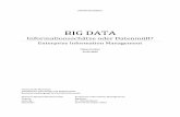BIG DATA - Tobias Lindner · PDF file BIG DATA Big Data – Eine Begriffsbestimmung 4 Forrester Research hat versucht, die Merkmale von Big Data in den so genannten vier „V’s“
