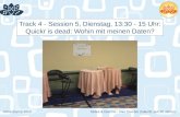 Track 4 - Session 5, Dienstag, 13:30 - 15 Uhr: Quickr is ... · 1.IBM Connections & CCM Installation → siehe “IBM Connections 4.5 & CR1 Installation - From Zero to Social Hero“