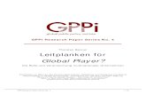 Leitplanken für Global Player? · 2016. 5. 4. · GPPi Research Paper Series No. 4 3/19 Leitplanken für Global Player? English summary This paper reviews the debate on the roles