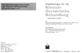 Empfehlungen für die - bv-geriatrie.debv-geriatrie.de/images/INHALTE/Verband/98... · Die Bundesarbeitsgemeinschaft der Klinisch-Geriatrischen Einrich-tungen wurde am 9. August 1993