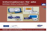 Europäische Regeln, wie man Informationen leicht lesbar und …bidok.uibk.ac.at/leichtlesen/vernetzung/ll-vernetzung... · 2014. 11. 24. · Es gibt noch drei andere Broschüren.
