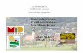 Kindergarten, Schule, Erwachsenenbildung,… Lebenslanges … · 2014. 1. 19. · •Ideen nachreichen . Ein Dorf blüht auf Kirchheim im Innkreis Räume schaffen -ist gestalten Jedes