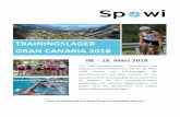 TRAININGSLAGER GRAN CANARIA 2018 - SPOWI · 2017. 9. 5. · 08. -18.März 2018 Für alle ambitionierten Triathleten und Radfahrer bietet SPOWI vom 08. bis 18. März 2018 wieder ein