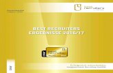 BEST RECRUITERS 4. JAHRGANG 2016/17 | SCHWEIZ · Personalmarketing-Aspekt von Stellenausschreibungen, ... Online-Stellenmärkten und Mobile Recruiting. Auf dem letzten Platz liegt