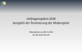 Umfrageergebnis 2016 bezüglich der Terminierung der Medenspieletcbruenen.de/.../11/Bezirk2_Umfrageergebnis_Medenspiele.pdf · 2016. 11. 15. · 2 Umfrageergebnis 2016 bezüglich
