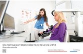 Die Schweizer Medizintechnikindustrie 2018 · 2) SMTI-Umfrageergebnis 2018 Kommentare Die SMTI setzt sich überwiegend aus KMU zusammen; 93% der Unternehmen beschäftigen weniger