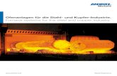 Ofenanlagen für die Stahl- und Kupfer-Industrie....Ofenanlagen für die Stahl- und Kupfer-Industrie. Furnace systems for the steel and copper industry. Metals Experience Metals Experience