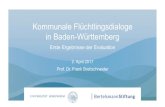 Kommunale Flüchtlingsdialoge in Baden-Württemberg · 2017. 4. 12. · Kommunale Flüchtlingsdialoge in Baden-Württemberg Kommunale Flüchtlingsdialoge: ein Überblick 3 § Die